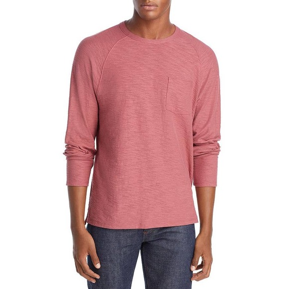 Vince Other - VINCE Single Pocket Slub Crewneck Tee In Freshberry